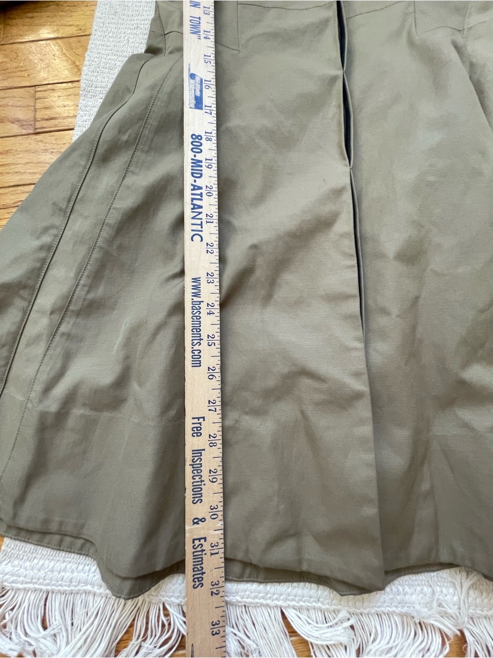 Rag & Bone Trench Jacket Khaki Tan Women's Size 2 Minimalist Classic - Picture 8 of 8